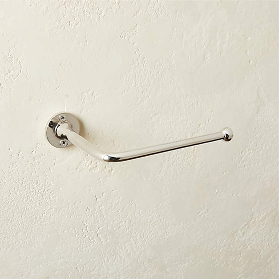 Boule Polished Nickel Wall Mount Toilet Paper Holder