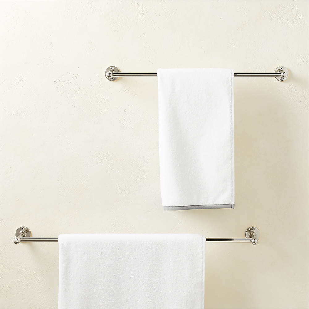 Boule-Inspired Polished Nickel Towel Bar 18 + Reviews