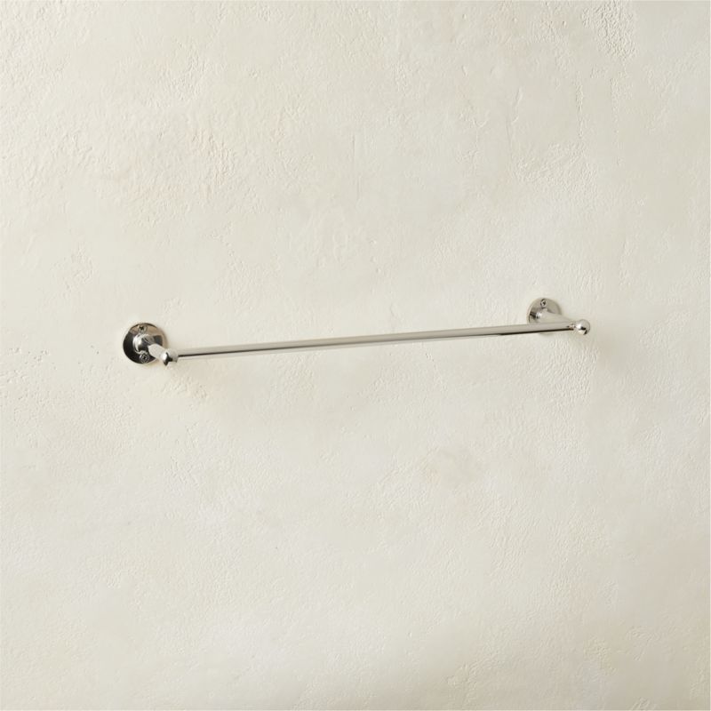 Hex Brushed Brass Towel Bar 18 + Reviews