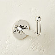 Boule-Inspired Polished Brass Wall Mount Hook