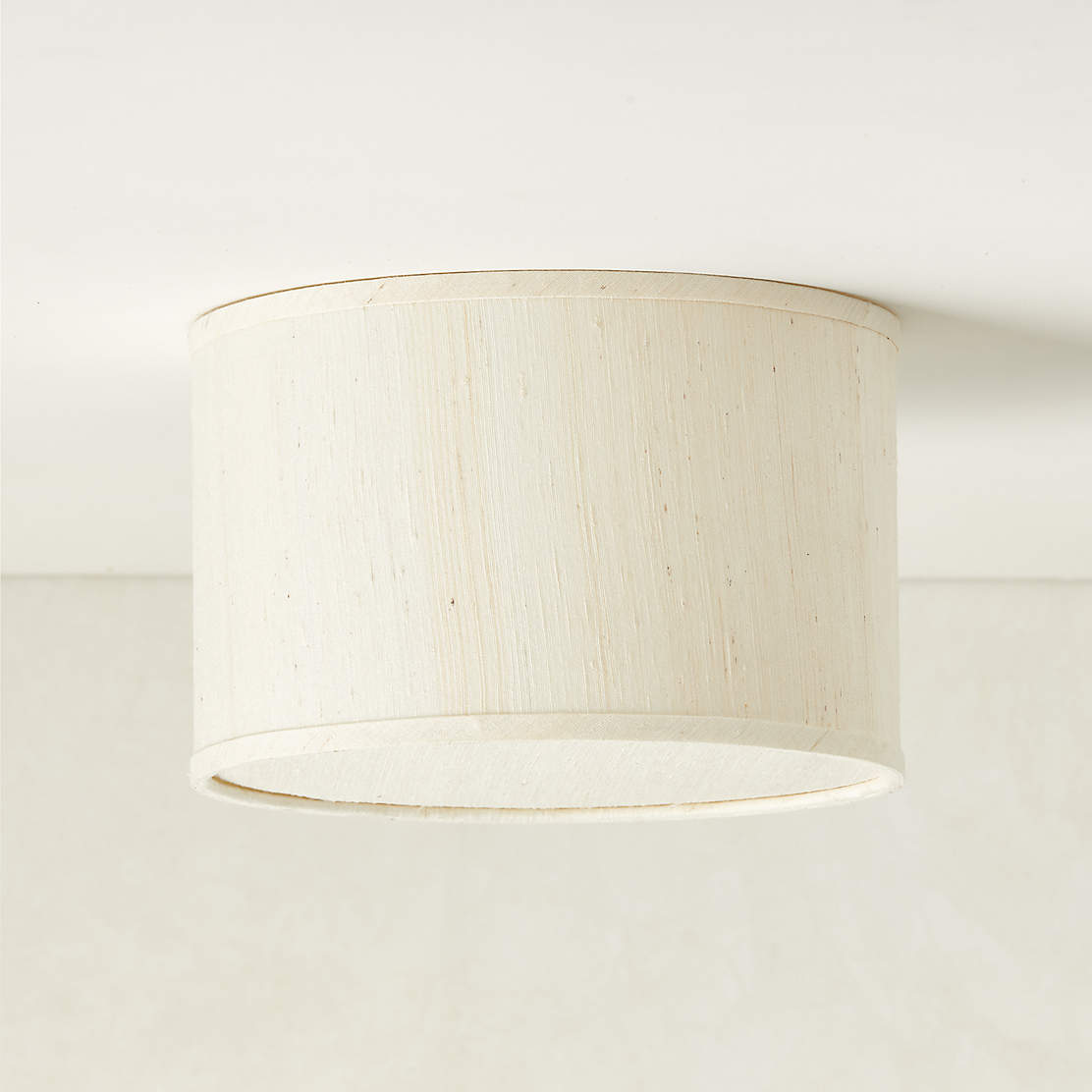 Drum Jute Flush Mount Light 19.75" + Reviews CB2 Canada