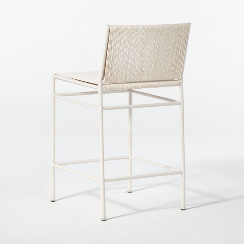 Bounce Ivory Woven Counter Stool - image 5 of 8