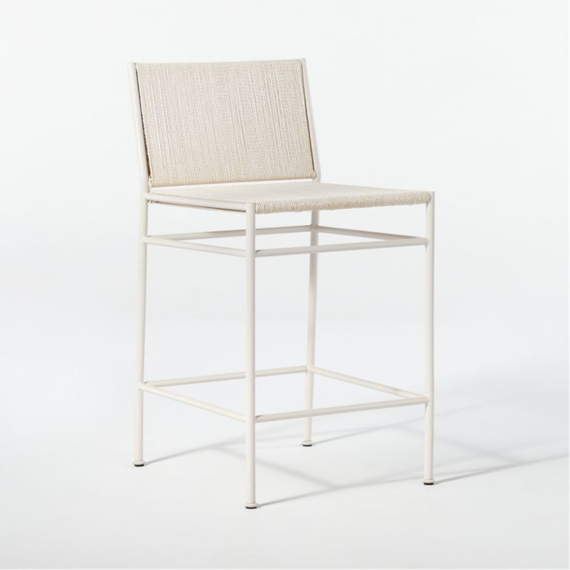 Bounce Ivory Woven Counter Stool - image 3 of 8