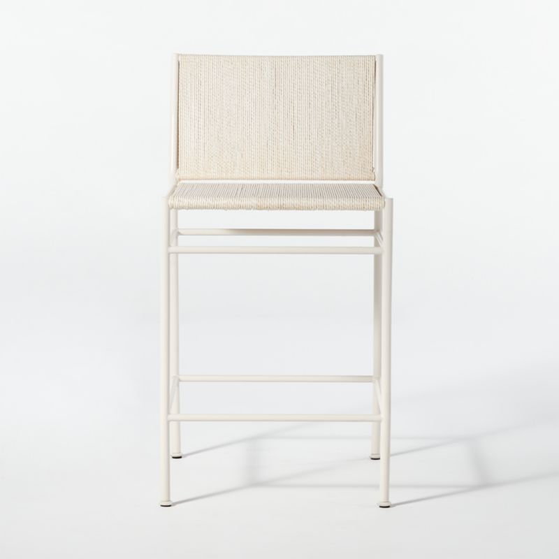 Bounce Ivory Woven Counter Stool - image 2 of 8