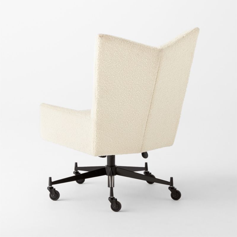 Bowtie Cream Boucle Office Chair Model 3002 by Paul McCobb - image 7 of 9