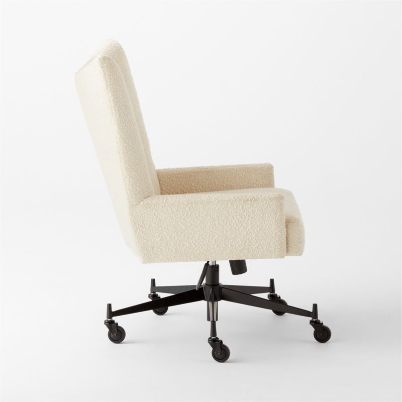 Bowtie Cream Boucle Office Chair Model 3002 by Paul McCobb - image 6 of 9