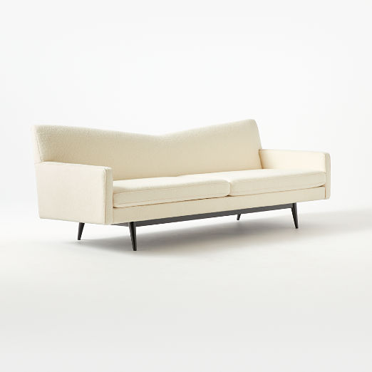 Bowtie Sofa Model 3127 Luca Espresso by Paul McCobb