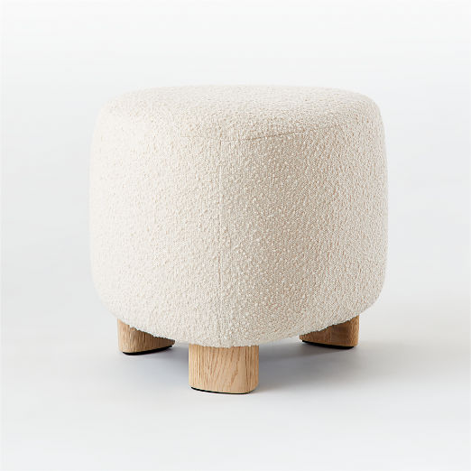 Bozzi Boucle Ottoman by Ross Cassidy