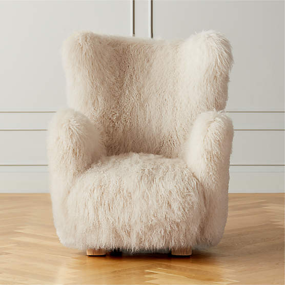 Bozzi Mongolian Sheepskin Chair