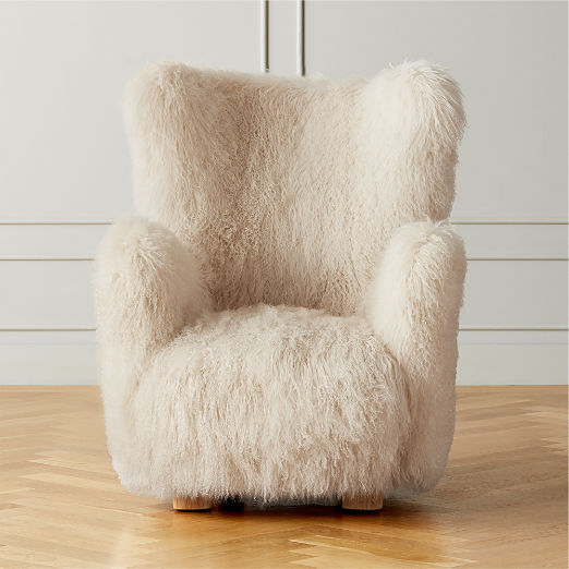 Bozzi Mongolian Sheepskin Chair