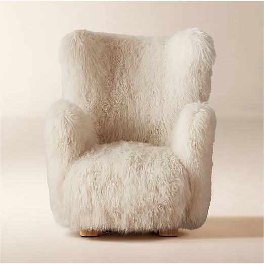 Bozzi Mongolian Sheepskin Chair