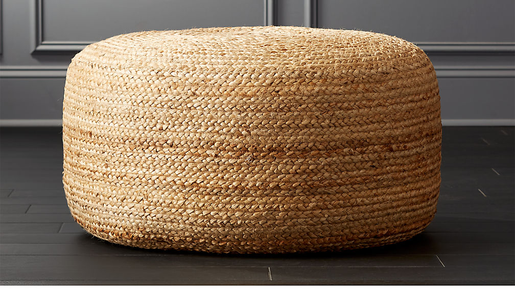 Cb2 Free Shipping >> braided jute large pouf + Reviews | CB2 Cb2 Free Shipping >> braided jute large pouf + Reviews | CB2