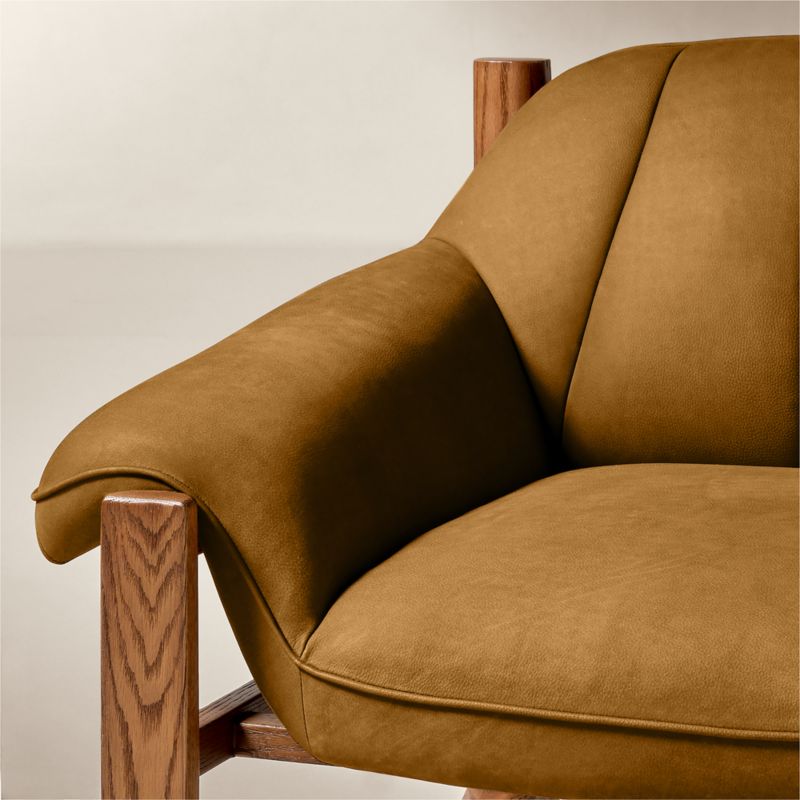 Brainstorm Brown Suede Accent Chair by Casa Dean by Swizz Beatz - image 6 of 9