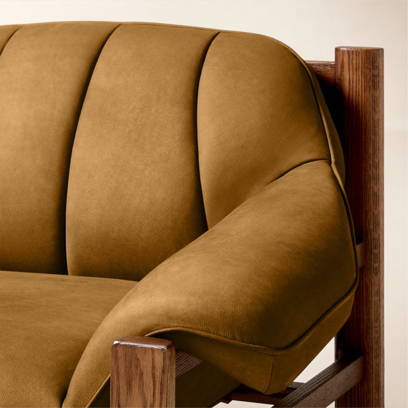 Brainstorm Brown Suede Accent Chair by Casa Dean by Swizz Beatz - image 5 of 9