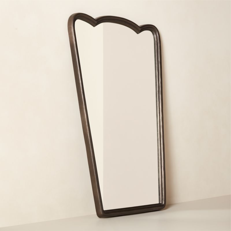 Branci Black Aluminum Full-Length Floor Mirror 42.5"X72.5" - image 3 of 7