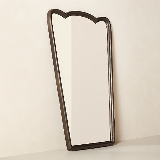 Branci Black Aluminum Full-Length Floor Mirror 42.5"X72.5"