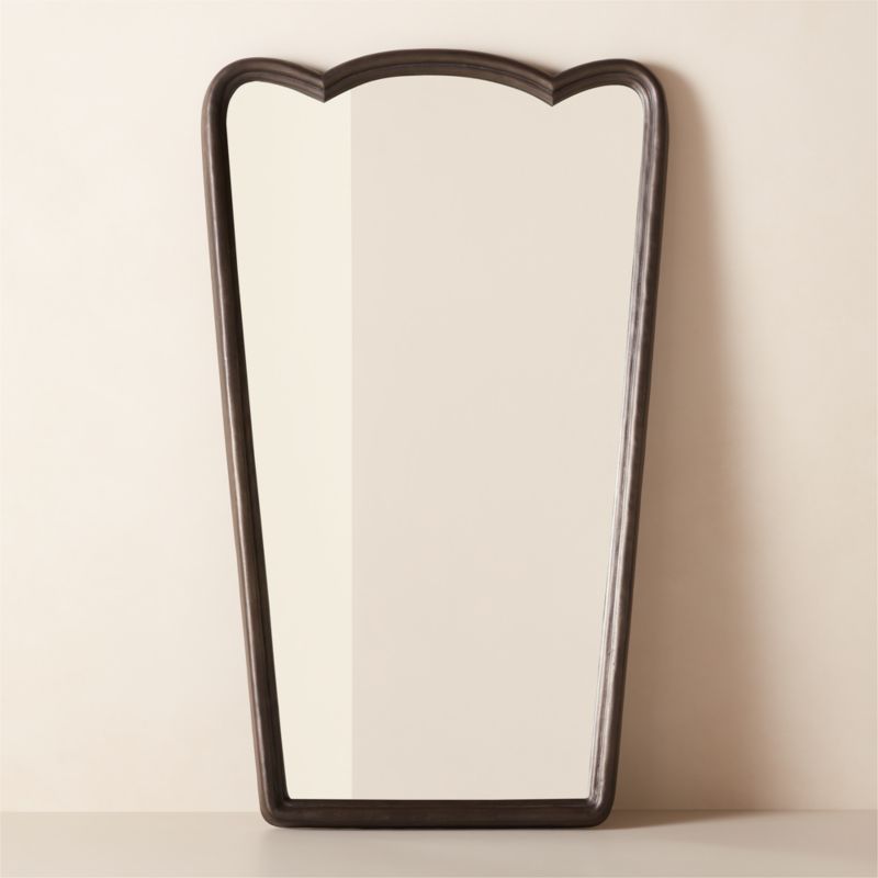 Branci Black Aluminum Full-Length Floor Mirror 42.5"X72.5" - image 0 of 7