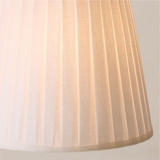 Brandt 3-Light Blackened Brass Floor Lamp with Linen Shade