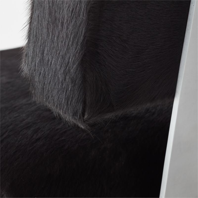 Brasilia Black Hide Chair - image 7 of 9