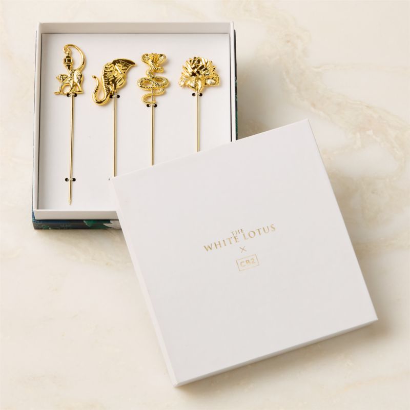 Brass Cocktail Picks - The White Lotus - image 5 of 6