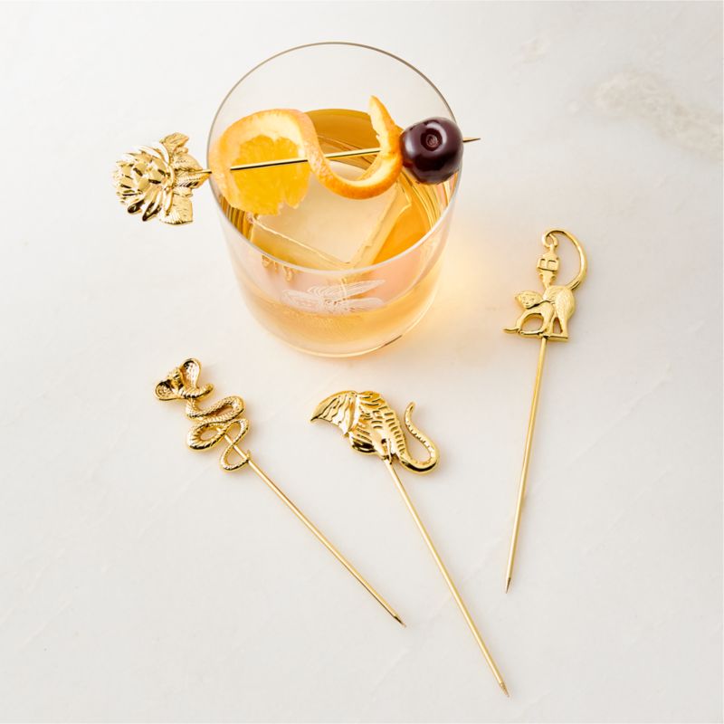 Brass Cocktail Picks - The White Lotus - image 4 of 6