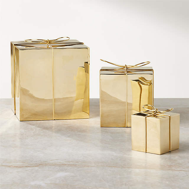 Champagne Gold Holiday Gift Wrap