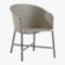 brava dining lounge wicker chair