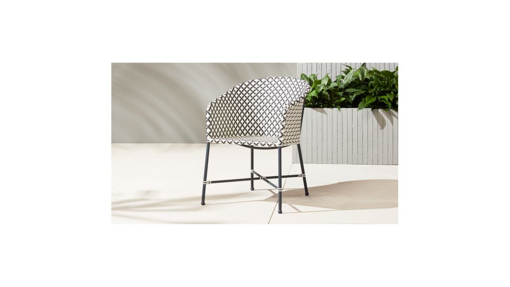 Brava Outdoor Wicker Dining Chair + Reviews | CB2