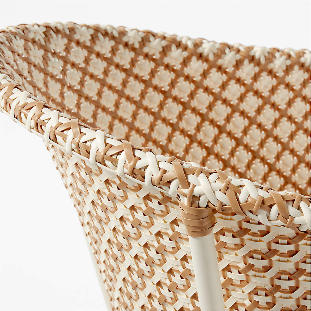 Cb2 discount wicker chair