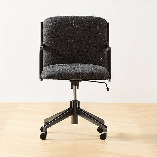 Brecha Grey Upholstered Office Chair