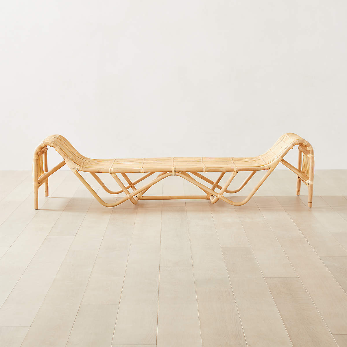 Bremen Natural Brown Rattan Daybed (Open Larger View)