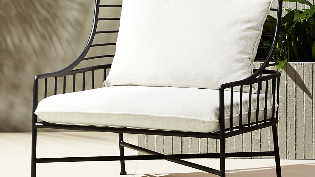 Breton Black Metal Chair + Reviews CB2 Canada