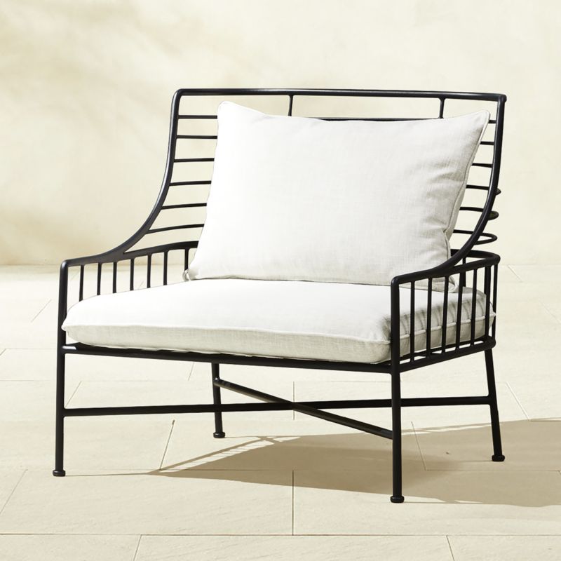 View Breton Black Metal Outdoor Chair details