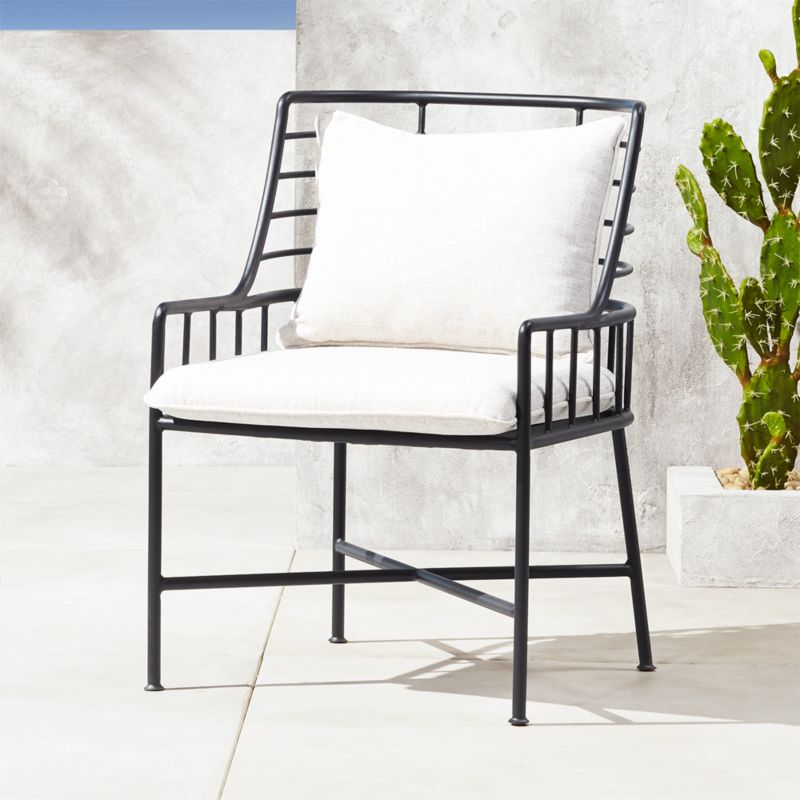 Outdoor Dining Armchair Reviews, Outdoor Metal Dining Chairs With Arms