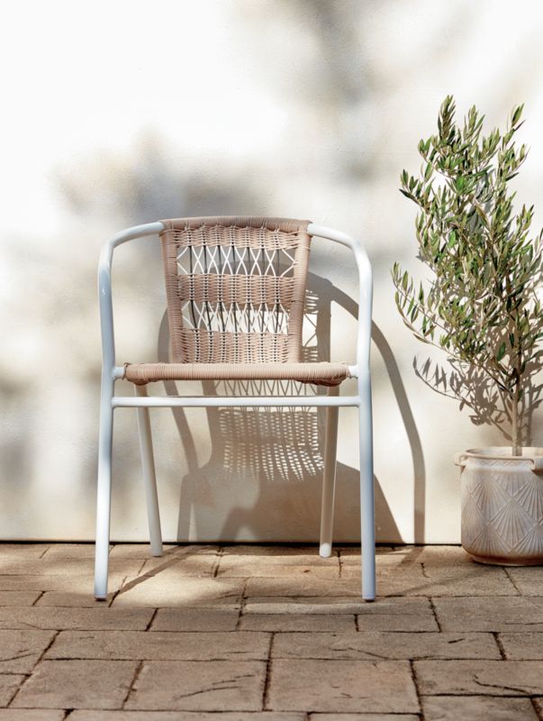 Rex Open Weave Outdoor Armchair - image 3 of 8