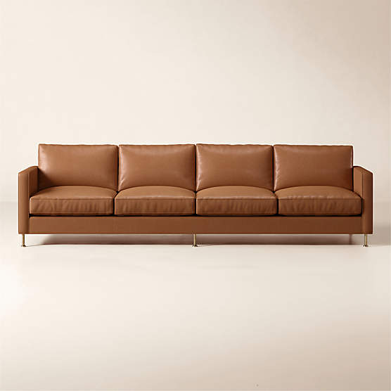 Brett 100" Leather Sofa