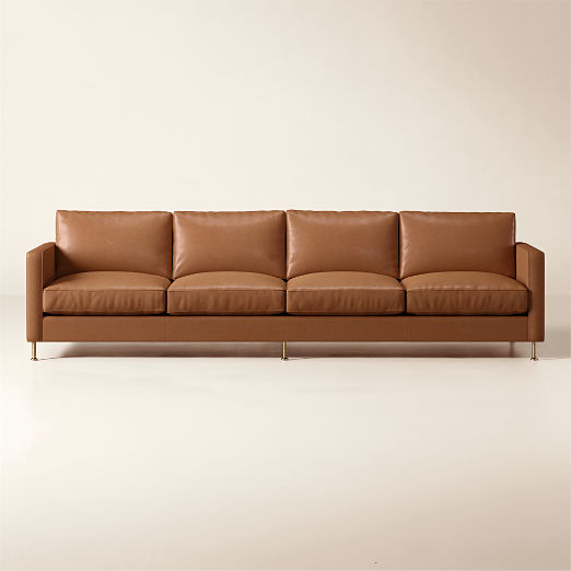 Brett 76" Leather Sofa