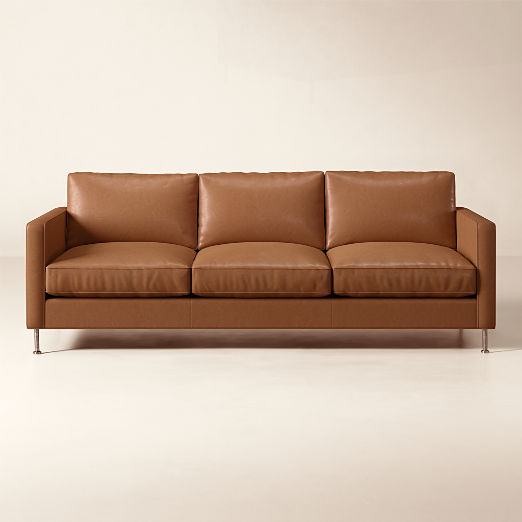 Brett 76" Leather Sofa