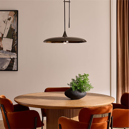 Brio Blackened Brass Pendant Light
