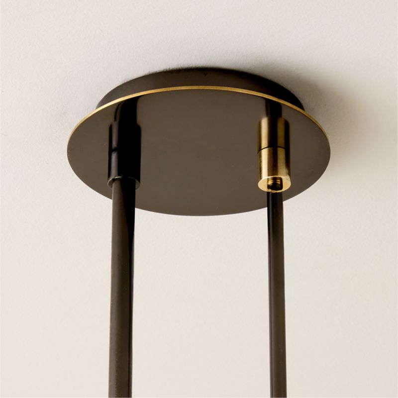 Brio Blackened Brass Pendant Light - image 4 of 8