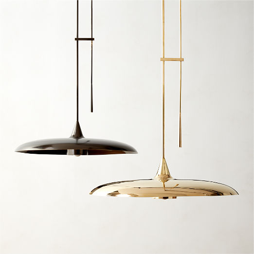 Brio Polished Brass Pendant Light