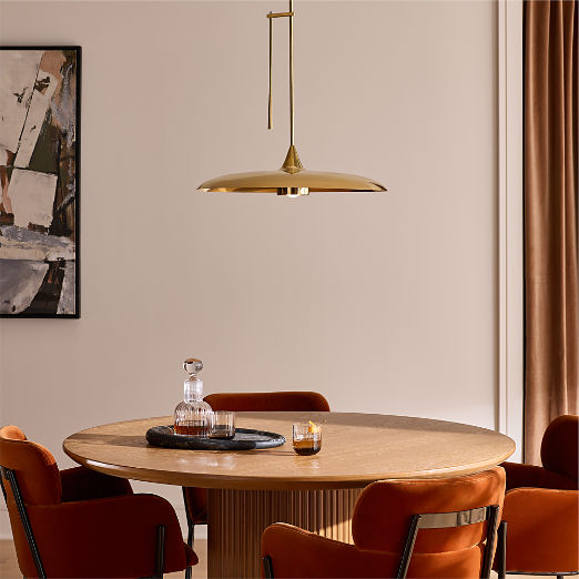 Brio Polished Brass Pendant Light