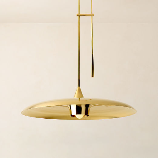 Brio Polished Brass Pendant Light