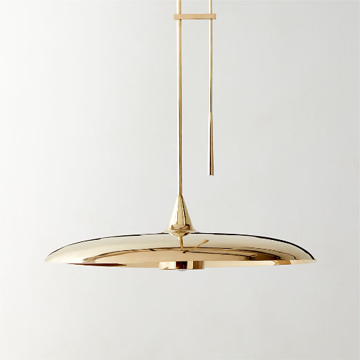 Brio Polished Brass Pendant Light