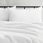 White Pillow Shams Cb2