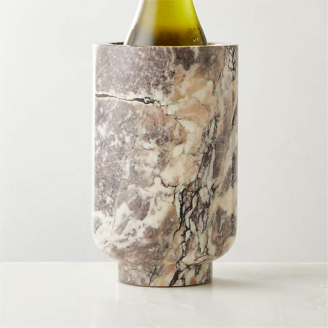 Scalloped Marble Wine Chiller