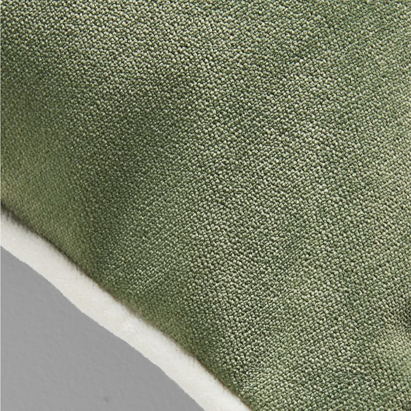 Bronte Olive Green Velvet Outdoor Throw Pillow 20" - image 1 of 3