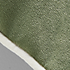 Bronte Olive Green Velvet Outdoor Throw Pillow 20"