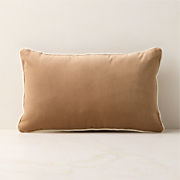 Adley Charcoal Grey Merino Wool Throw Pillow with Down-Alternative Insert 20"x20"