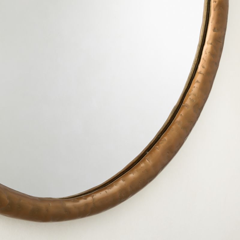 Bronx Bronze Cast Aluminum Round Wall Mirror 36" - image 3 of 5